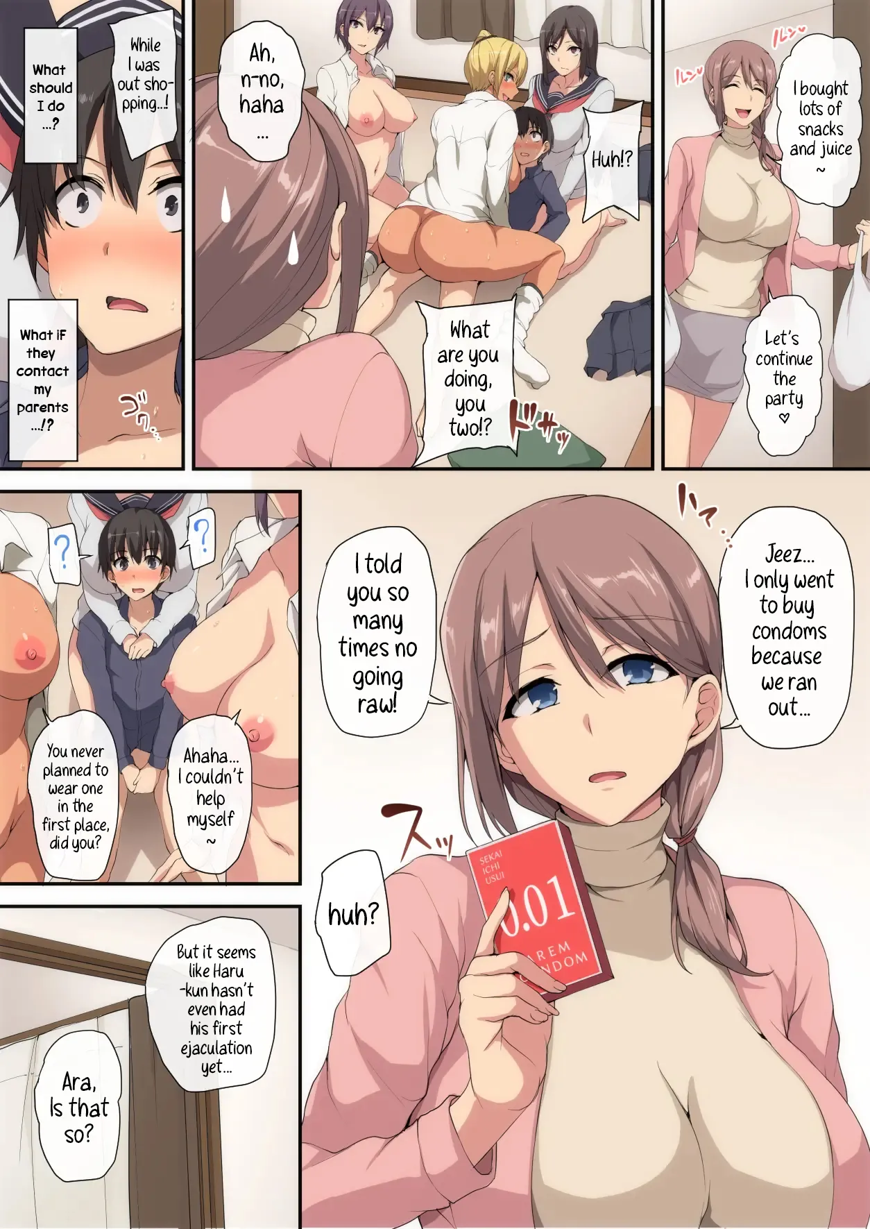 お姉ちゃんとのラブラブ生活～初体験はハーレムで～ Chapter 1 - page 28