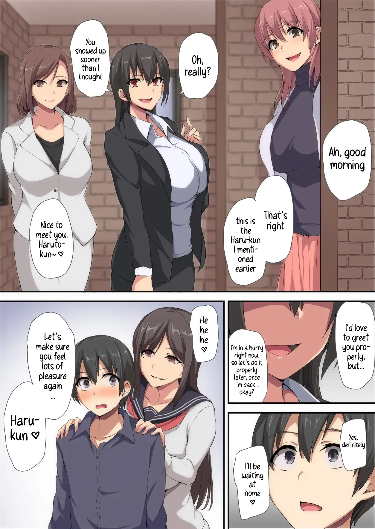 お姉ちゃんとのラブラブ生活～初体験はハーレムで～ Chapter 1 - page 55