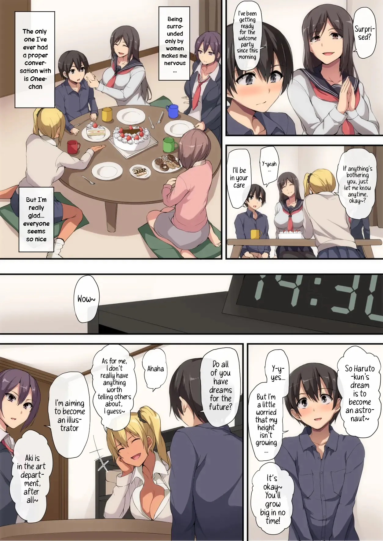 お姉ちゃんとのラブラブ生活～初体験はハーレムで～ Chapter 1 - page 6