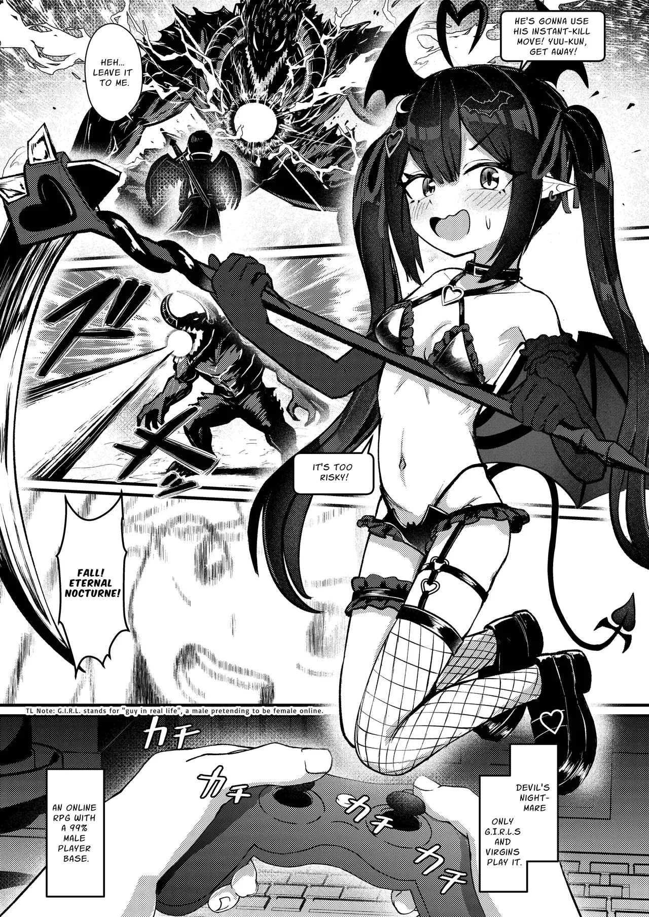 Hinekure Doutei ga Off-kai Ittara Succubus ni Ochinchin Propose Shichatta Hanashi Chapter 1 - page 4
