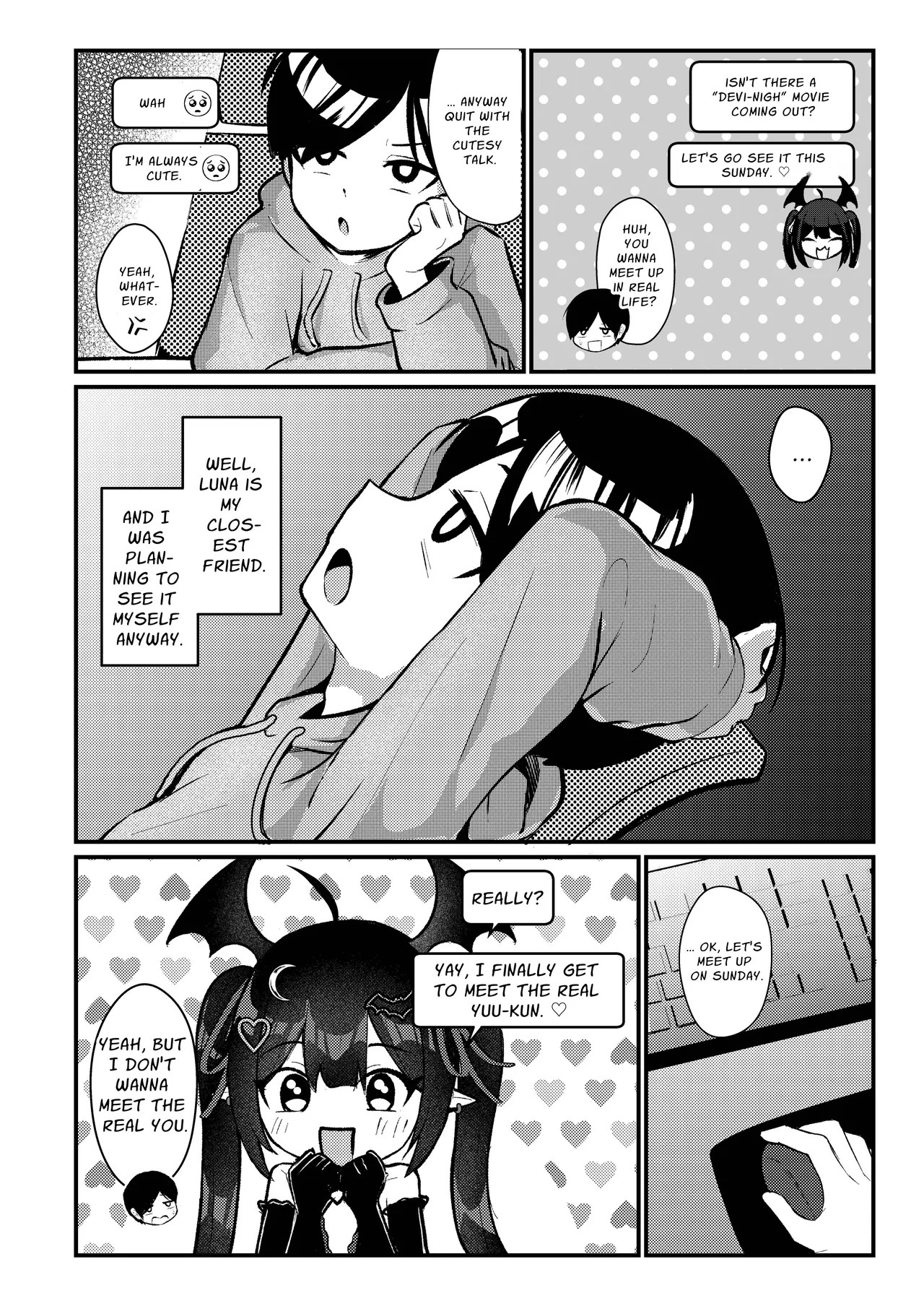 Hinekure Doutei ga Off-kai Ittara Succubus ni Ochinchin Propose Shichatta Hanashi Chapter 1 - page 7