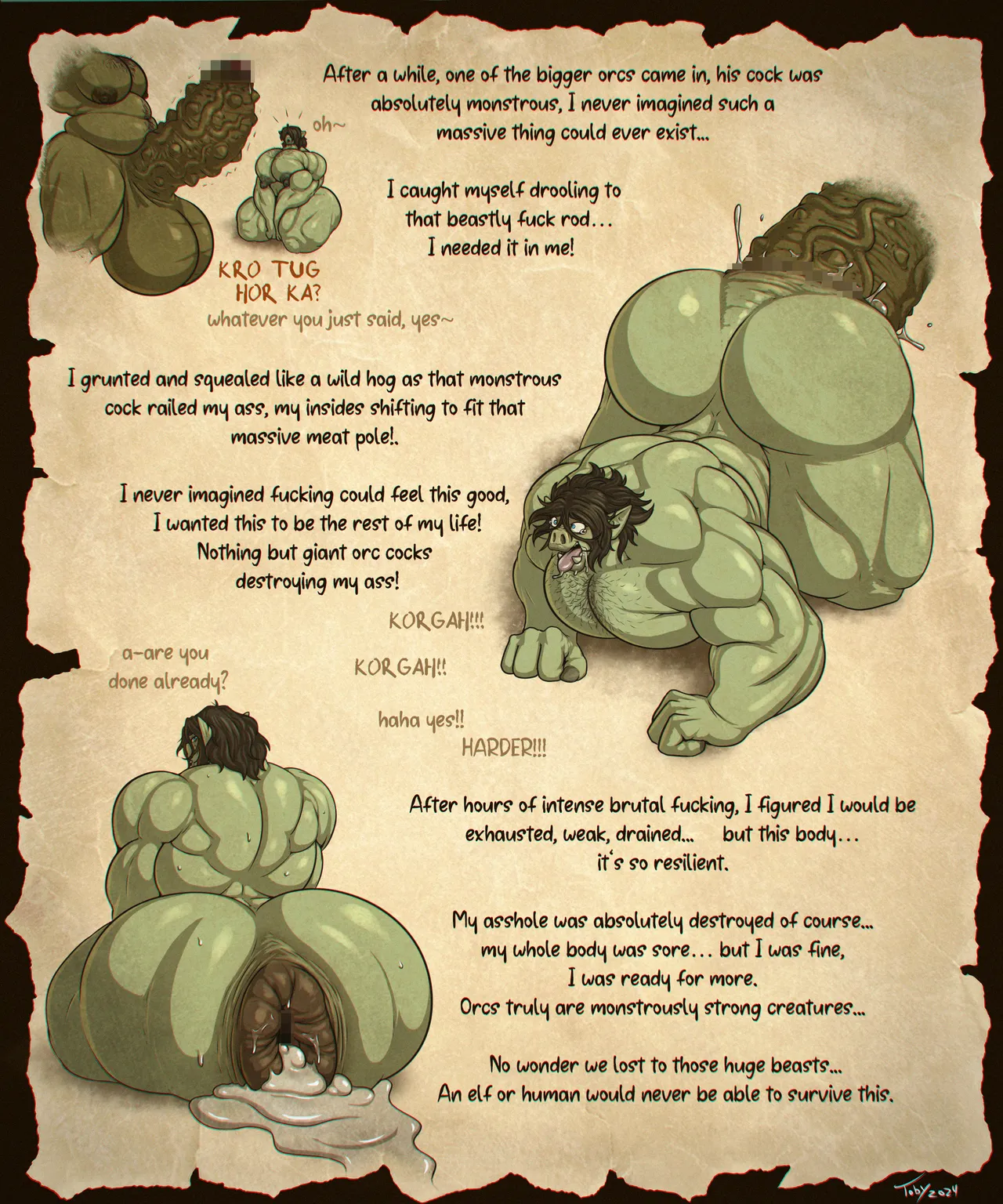 The new orc whore Chapter 1 - page 9