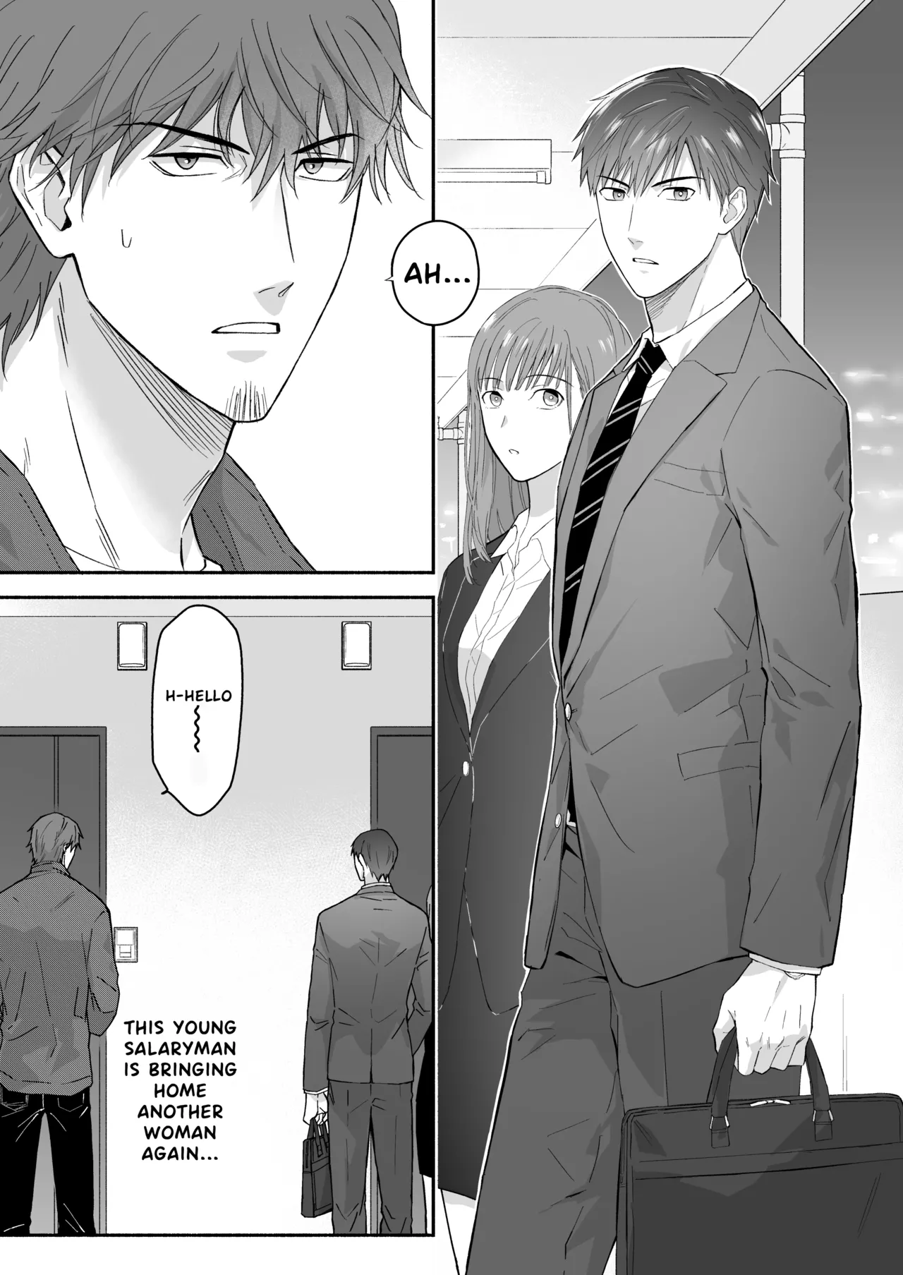 The promiscuous young salaryman couldn’t get along with his neighbour Chapter 1 - page 2