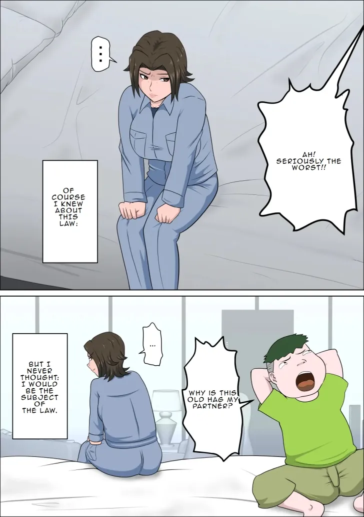 As a result of the law to solve the declining birthrate...4 Chapter 1 - page 3