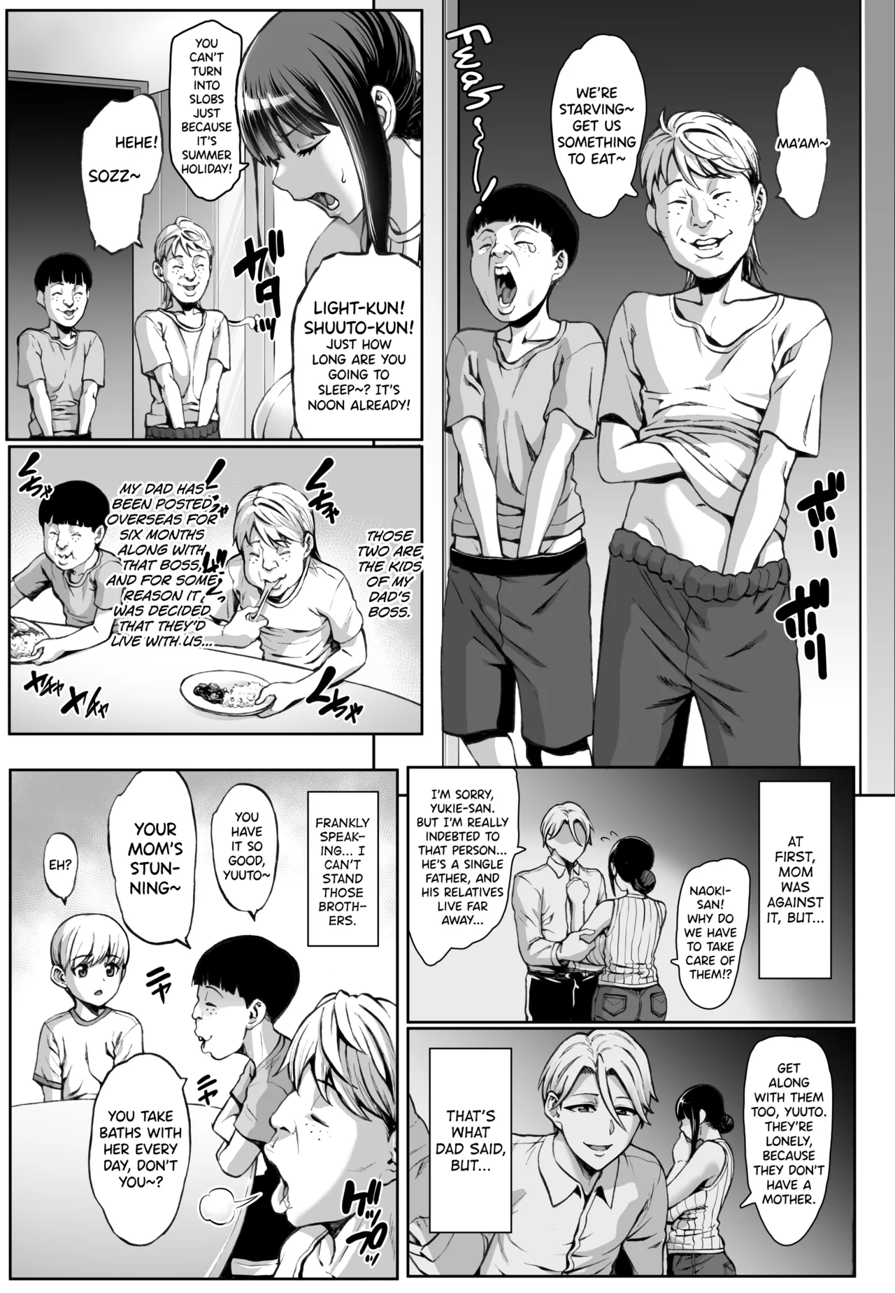Your mom's face is so ugly when she cums COMPLETE Chapter 1 - page 7