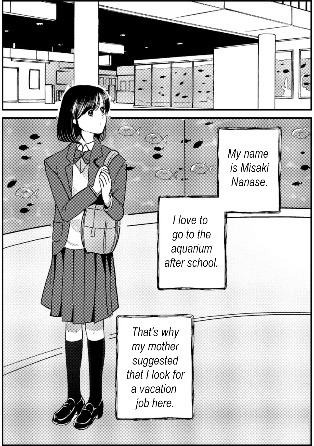 Exhibit in an aquarium Chapter 1 - page 3
