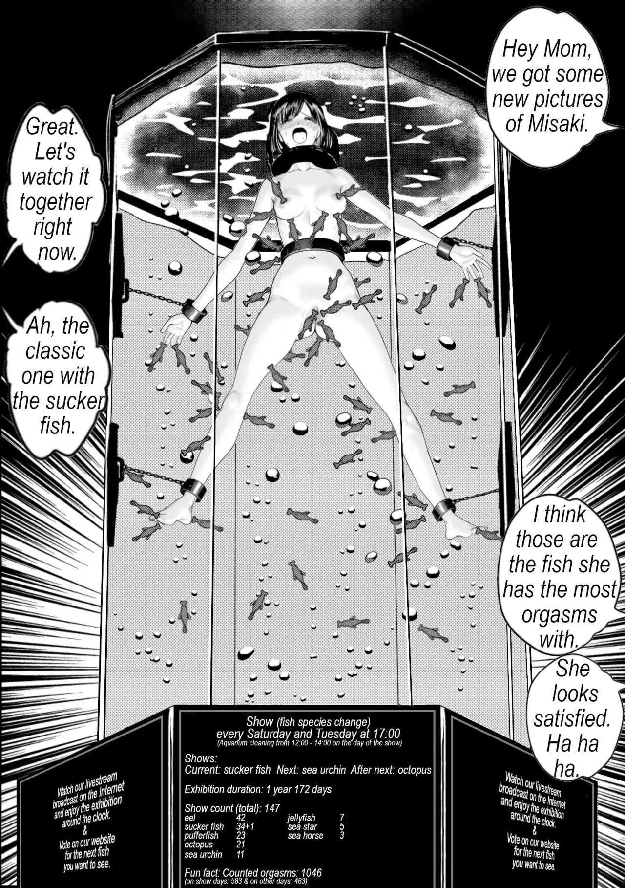 Exhibit in an aquarium Chapter 1 - page 35