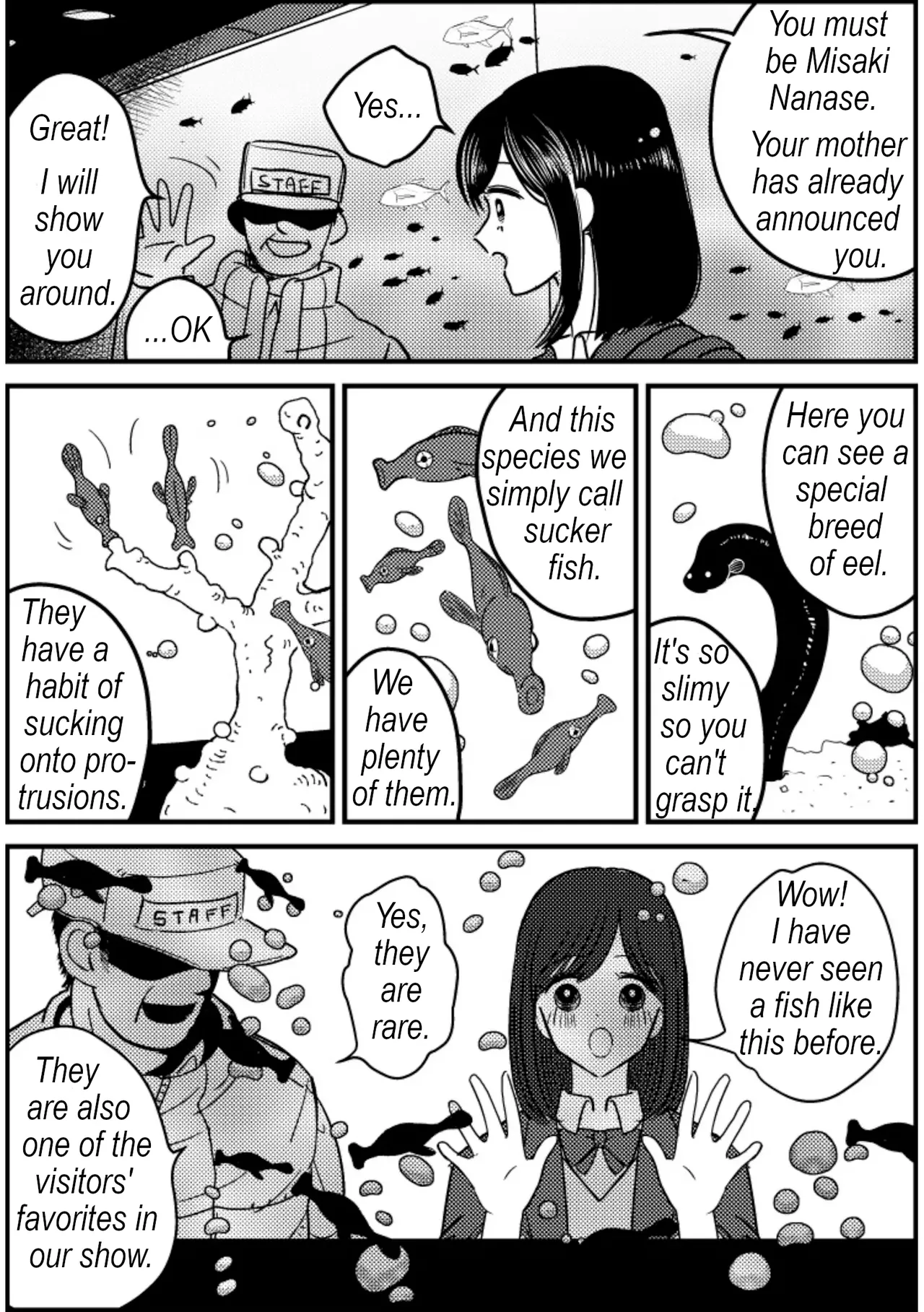 Exhibit in an aquarium Chapter 1 - page 4