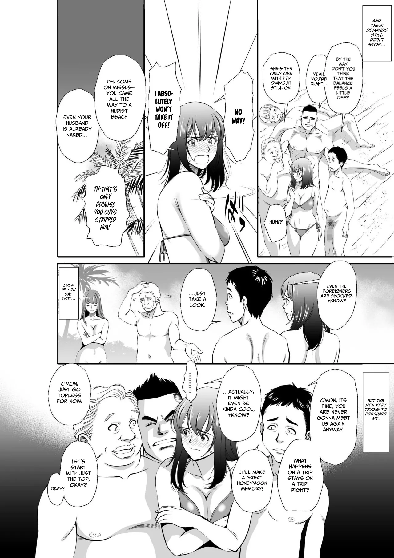 Wife Taken To Nudist Beach For Honeymoon Chapter 1 - page 11