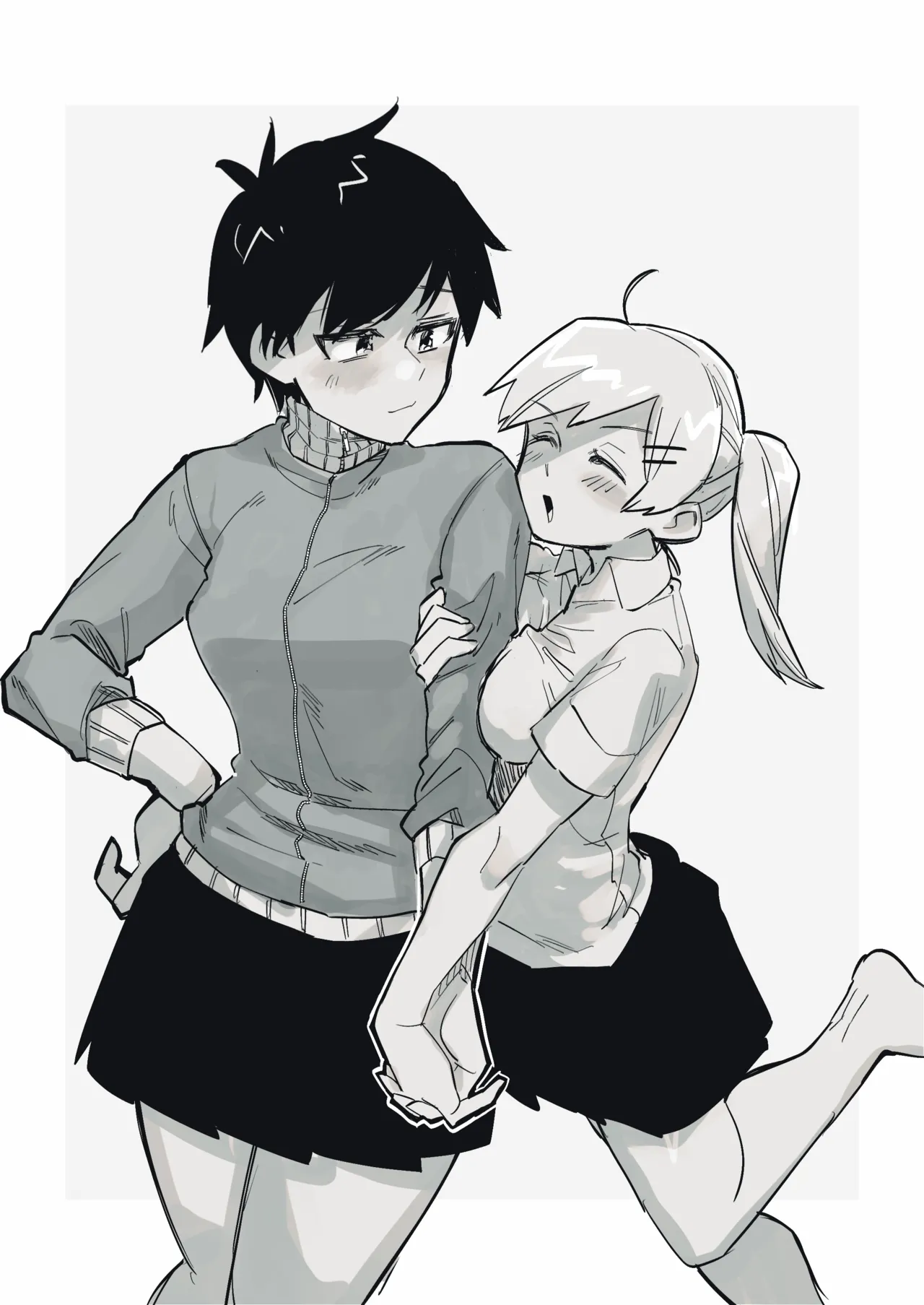 The Black-Haired Woman Who Cheerfully Accepts Her Friend’s Full-Nude Penalty 1-2 Chapter 1 - page 15