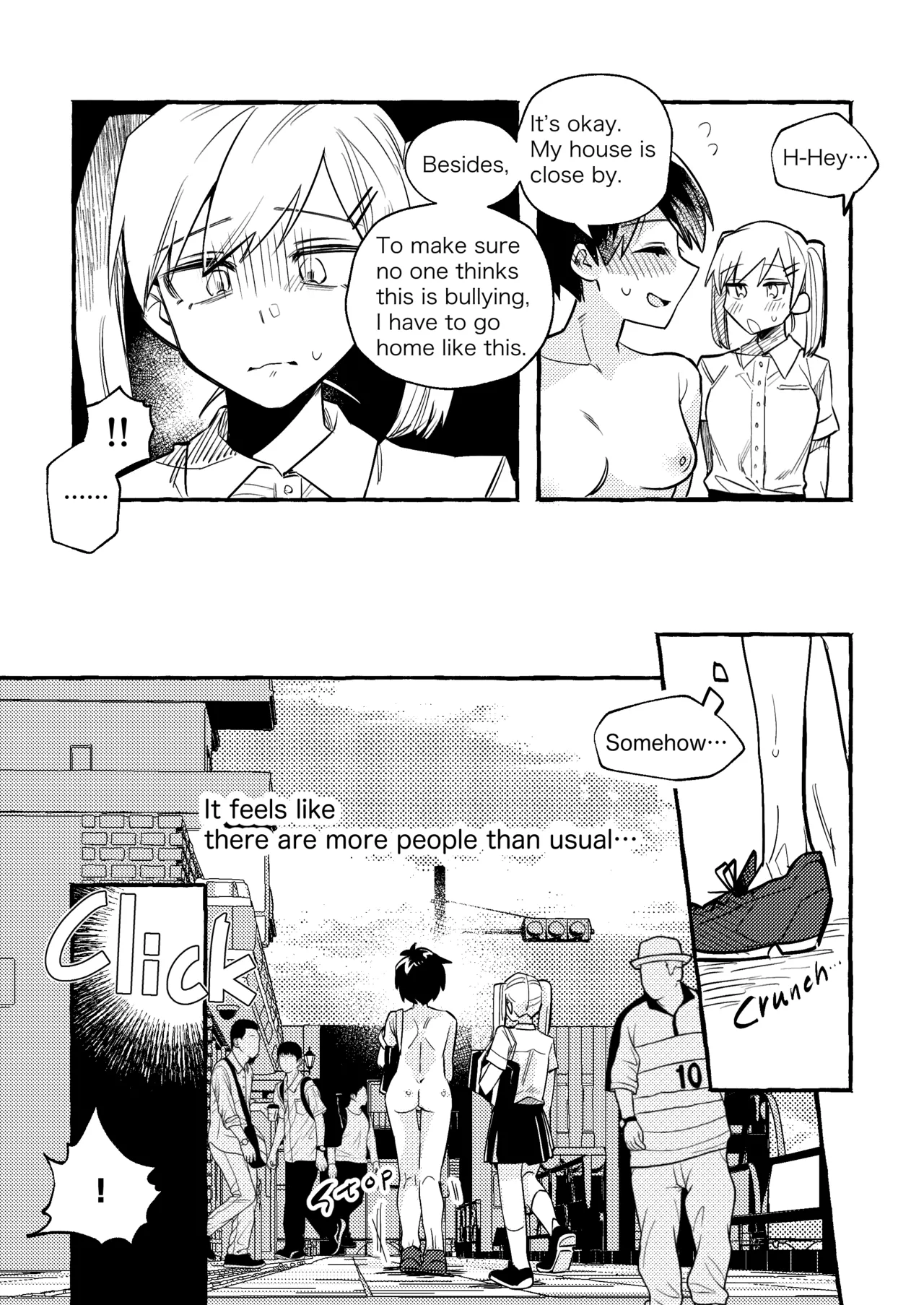 The Black-Haired Woman Who Cheerfully Accepts Her Friend’s Full-Nude Penalty 1-2 Chapter 1 - page 9